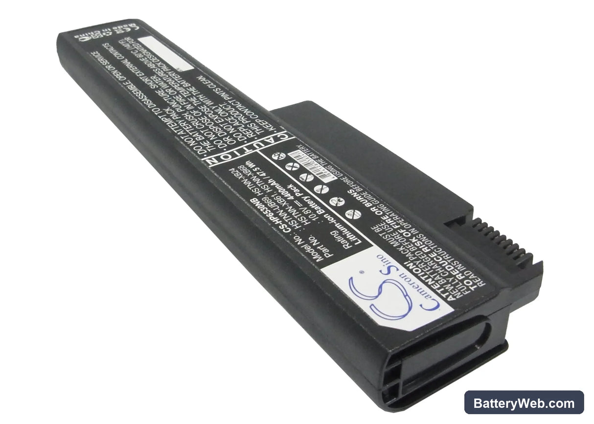 HP Compaq 6530b Replacement Battery, 10.8V, 4400mAh, Li-ion 2