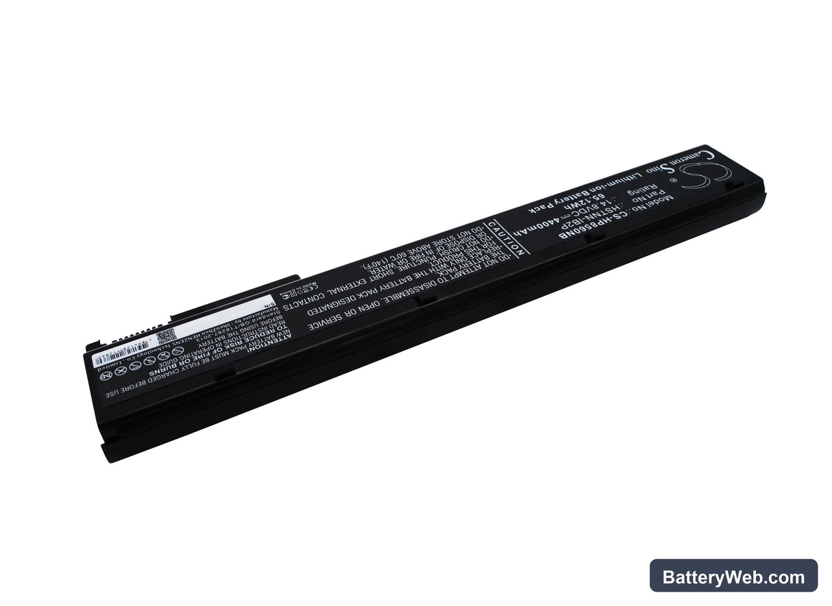 HP EliteBook 8560w Replacement Battery, 14.8V, 4400mAh, Li-ion 2