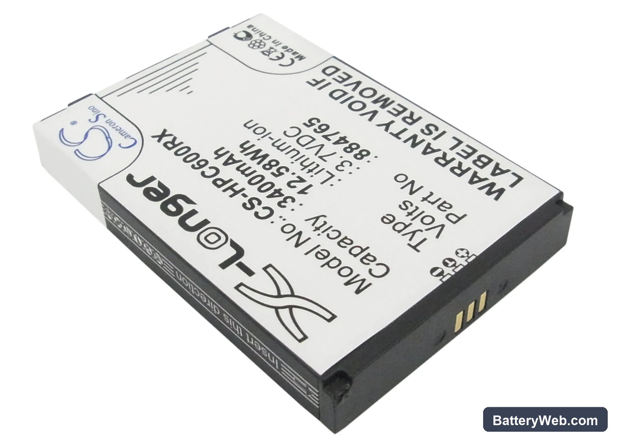 Clear SPOT Replacement Battery, 3.7V, 3400mAh, Li-ion 2