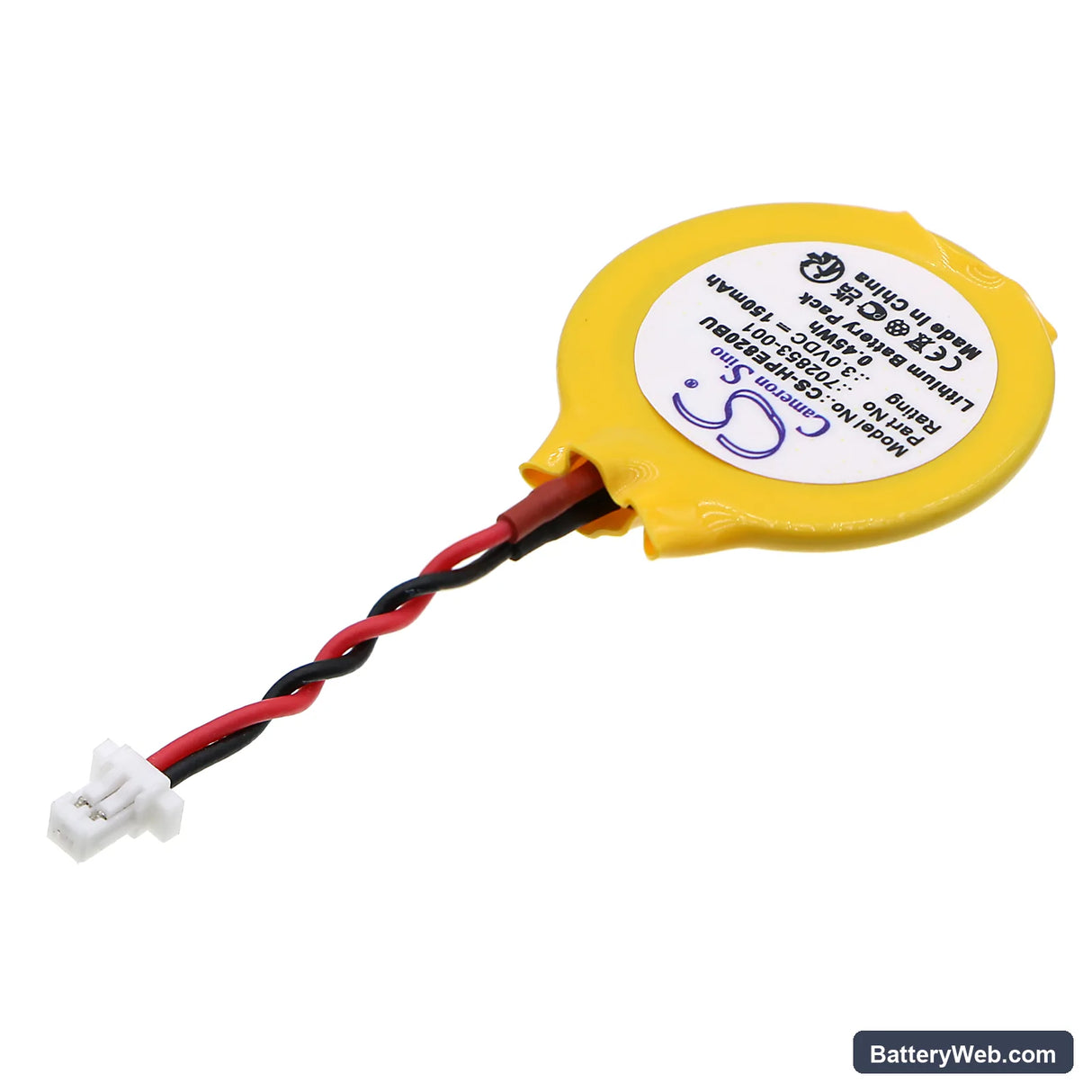 HP EliteBook 820 G3 Replacement Battery, 3V, 150mAh, Lithium 2