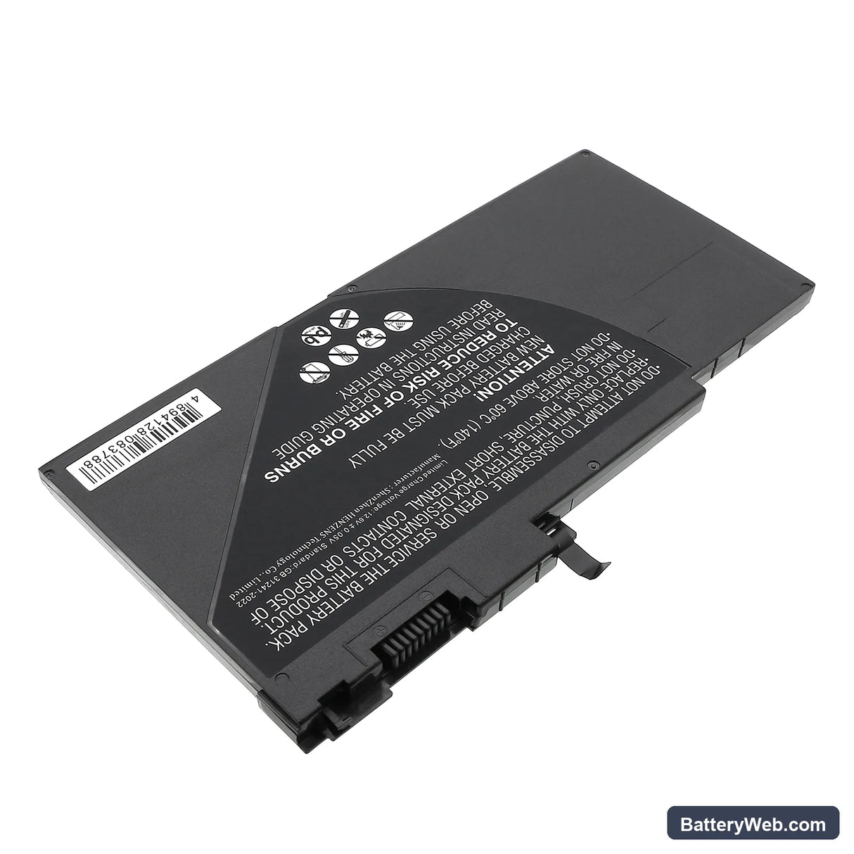 HP E7U24AA Replacement Battery, 11.1V, 4500mAh, Li-Polymer 4