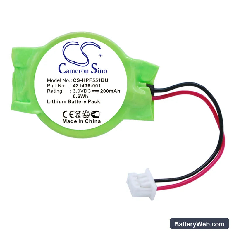 IEI Nova 8450G2-R10 Replacement Battery, 3V, 200mAh, Lithium 3
