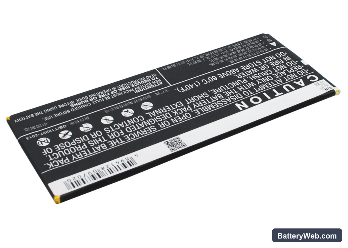 HP Slate 7 G2 1311 Replacement Battery, 3.7V, 2850mAh, Li-Polymer 5