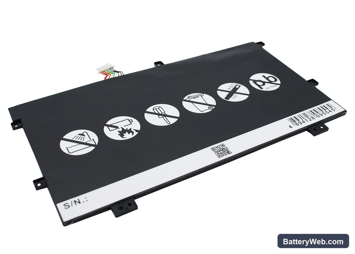 HP Slatebook x2 Replacement Battery, 7.4V, 2830mAh, Li-Polymer 5