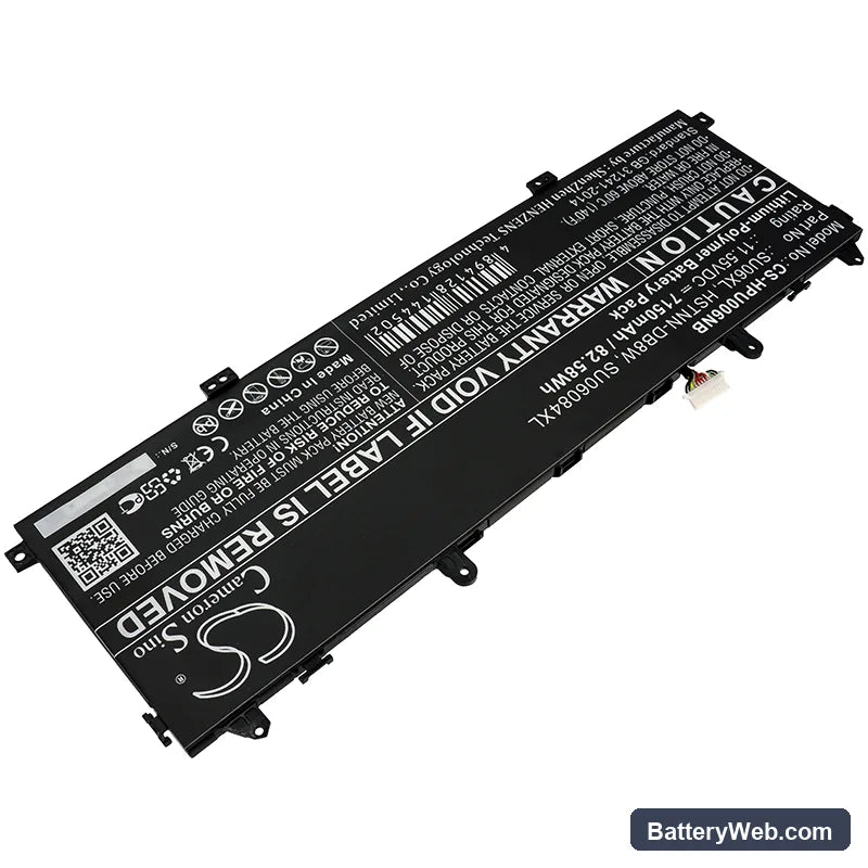 HP Spectre X360 15-DF0000 Replacement Battery, 11.55V, 7150mAh, Li-Polymer 2