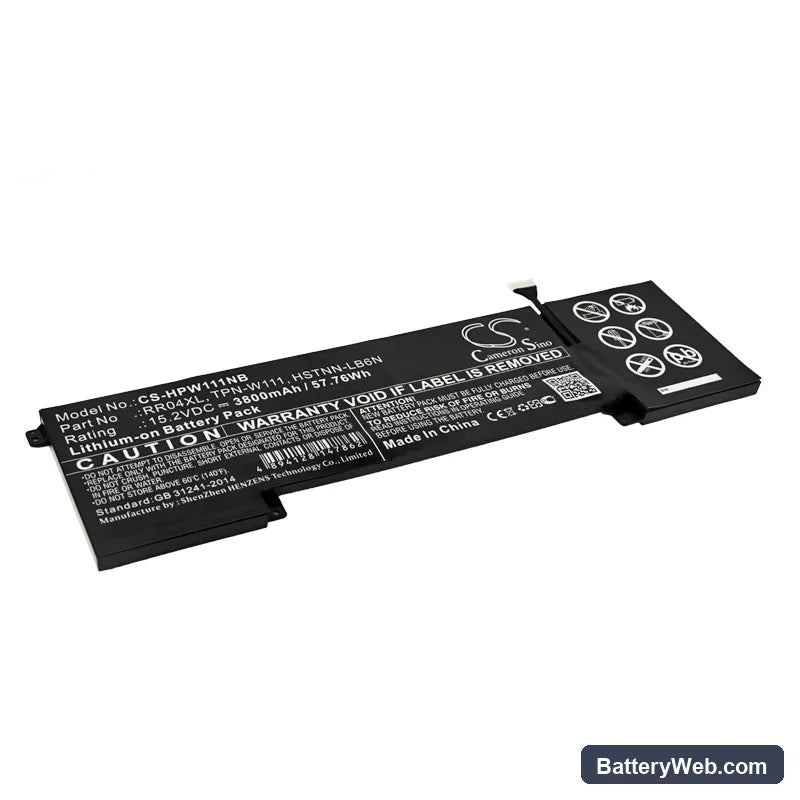 HP Omen 15-5000NW Replacement Battery, 15.2V, 3800mAh, Li-ion 1