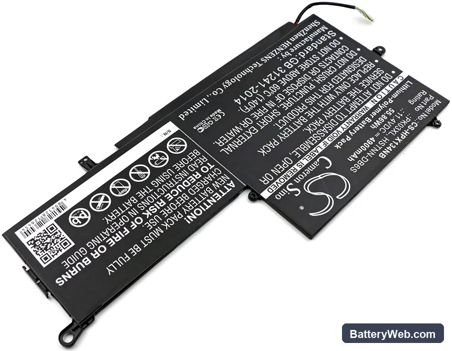 HP Spectre Pro X360 Replacement Battery, 11.4V, 4900mAh, Li-Polymer 2