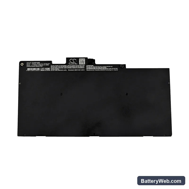 HP ELITEBOOK 848 G4(1LH18PC) Replacement Battery, 11.55V, 4100mAh, Li-Polymer 3