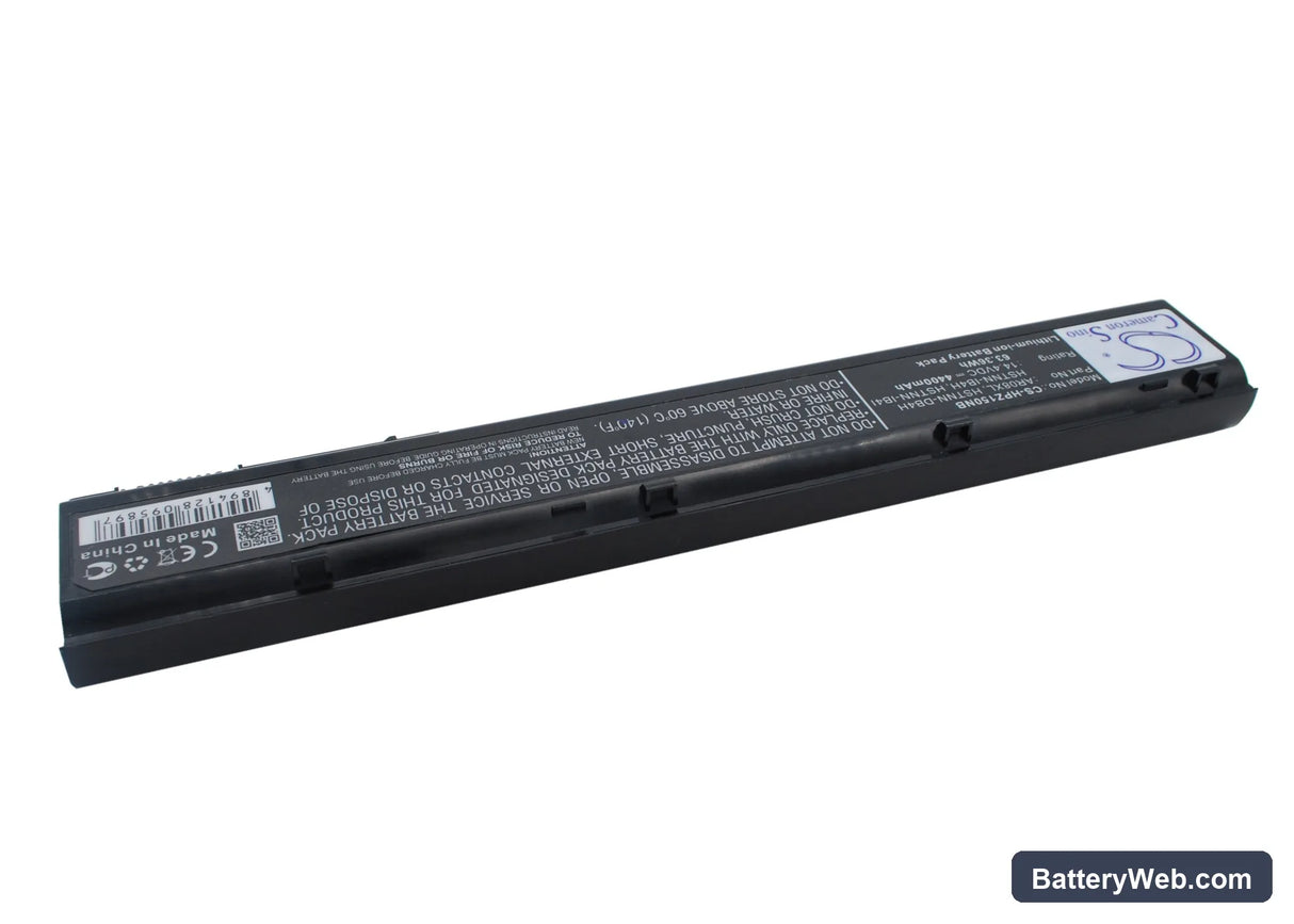 HP ZBook 15 Replacement Battery, 14.4V, 4400mAh, Li-ion 3