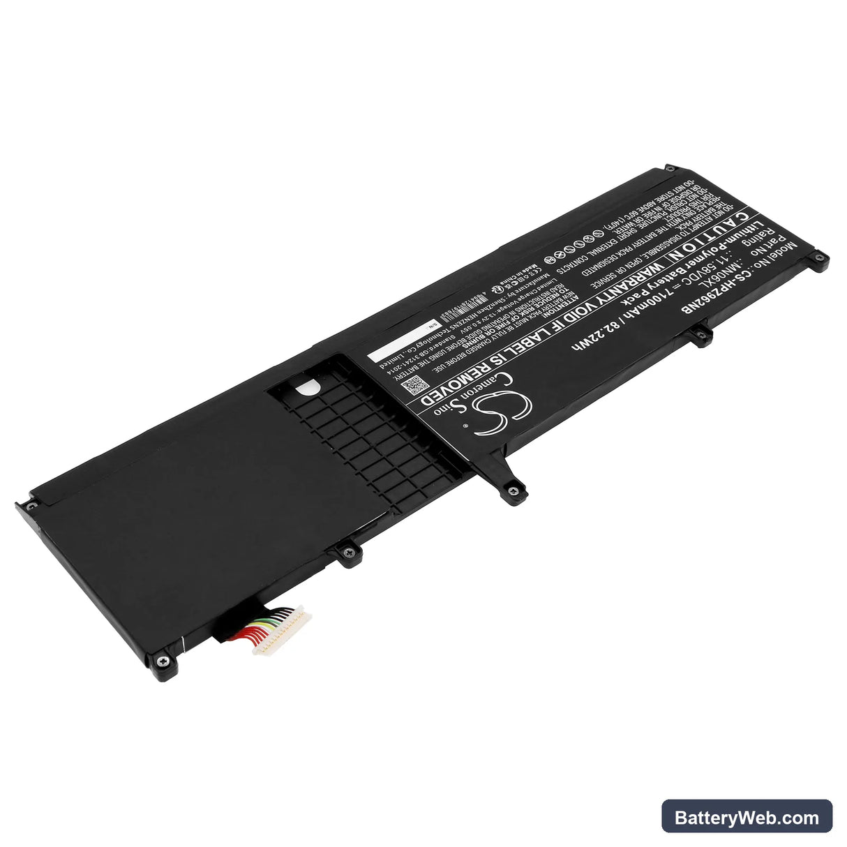 HP ZBook Studio G9 Replacement Battery, 11.58V, 7100mAh, Li-Polymer 2