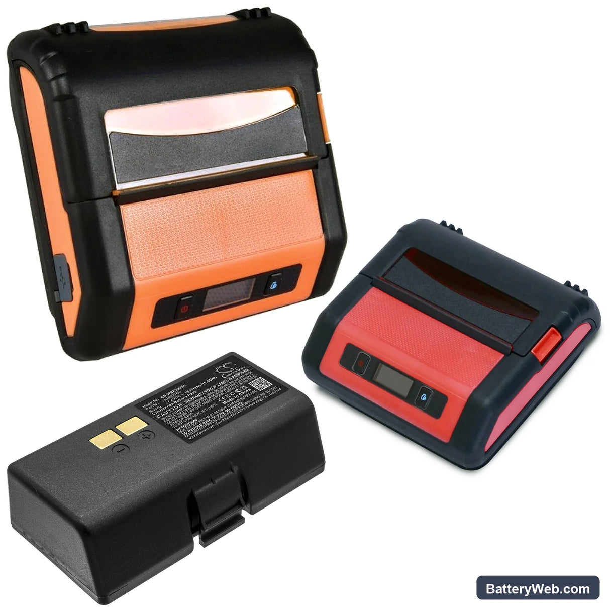 HPRT A300 Replacement Battery, 7.4V, 1600mAh, Li-ion 4