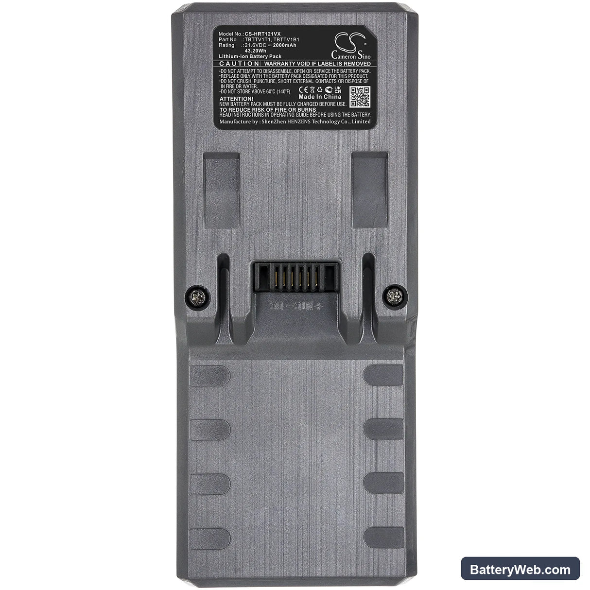 Beko VRT 8282 BV Replacement Battery, 21.6V, 2000mAh, Li-ion 5