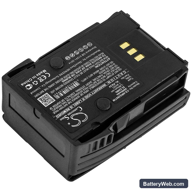 Harris XL-185P Replacement Battery, 7.4V, 4800mAh, Li-ion 2