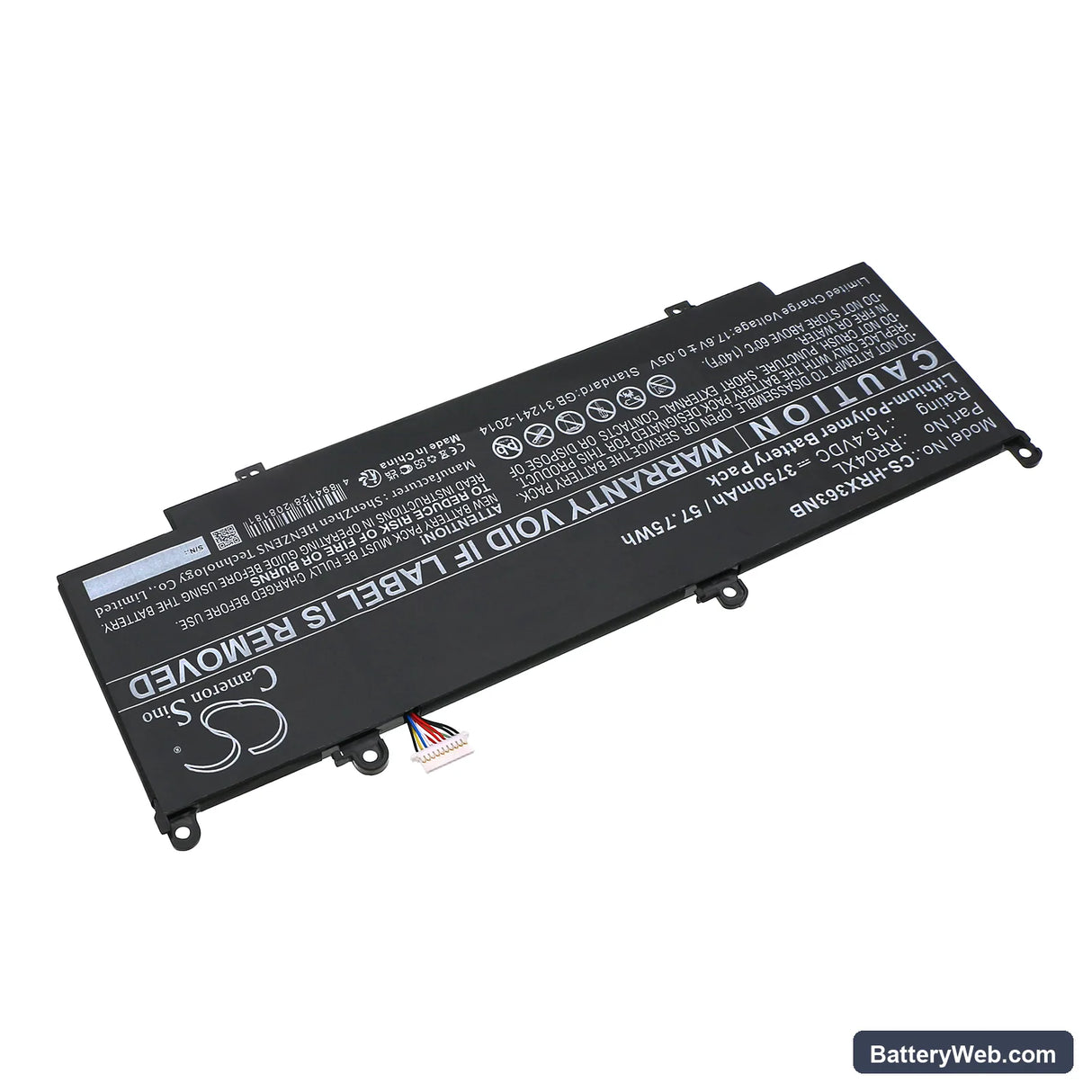 HP Spectre X360 13-AC011ND Replacement Battery, 15.4V, 3750mAh, Li-Polymer 2