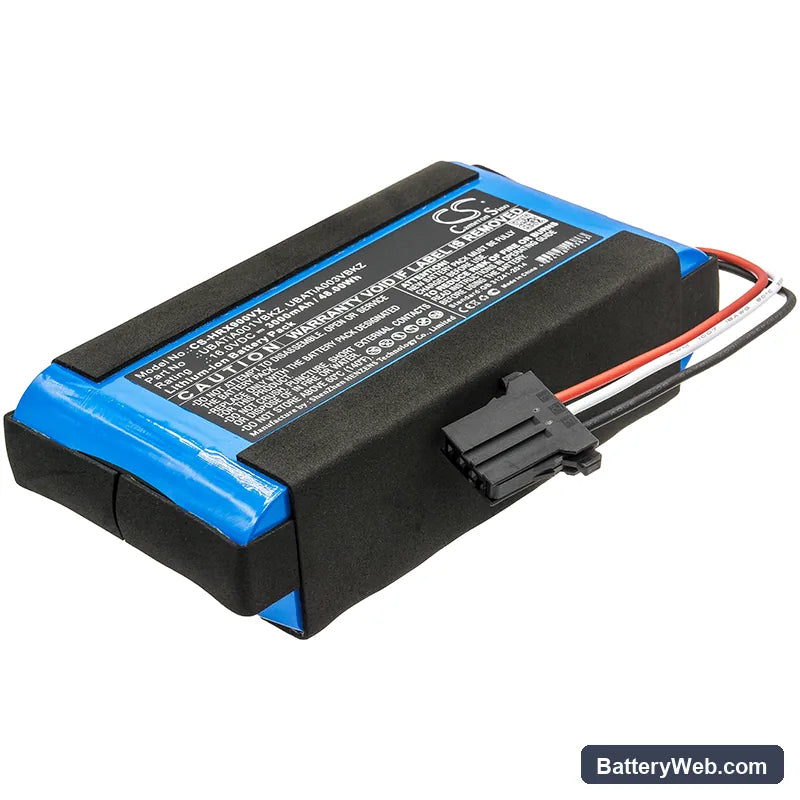 Sharp COCOROBO RX-V60 Replacement Battery, 16V, 3000mAh, LiFePO4 1