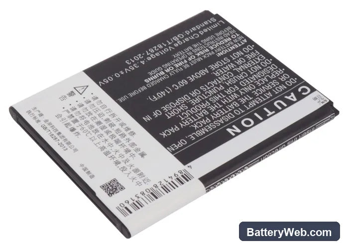 Hisense E956Q Replacement Battery, 3.8V, 1700mAh, Li-ion 4