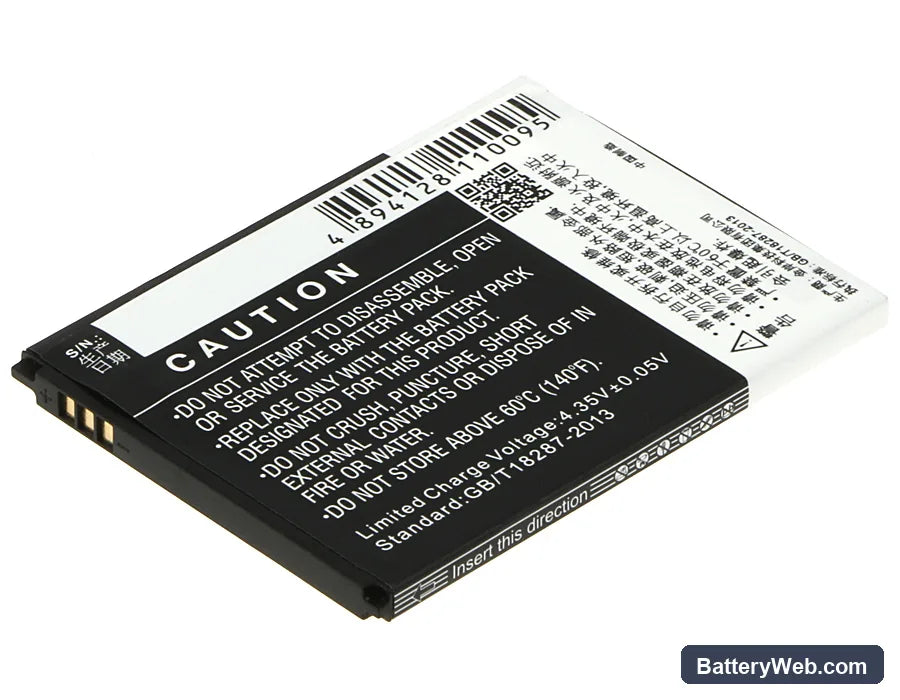 Hisense Mira II Replacement Battery, 3.8V, 2500mAh, Li-Polymer 4