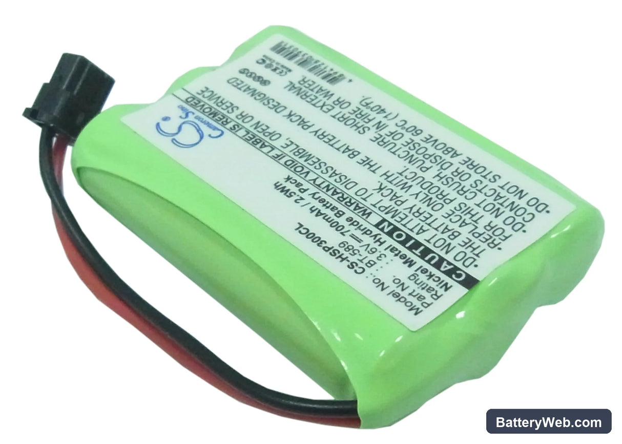 Hagenuk WP 300X Replacement Battery, 3.6V, 700mAh, Ni-MH 2