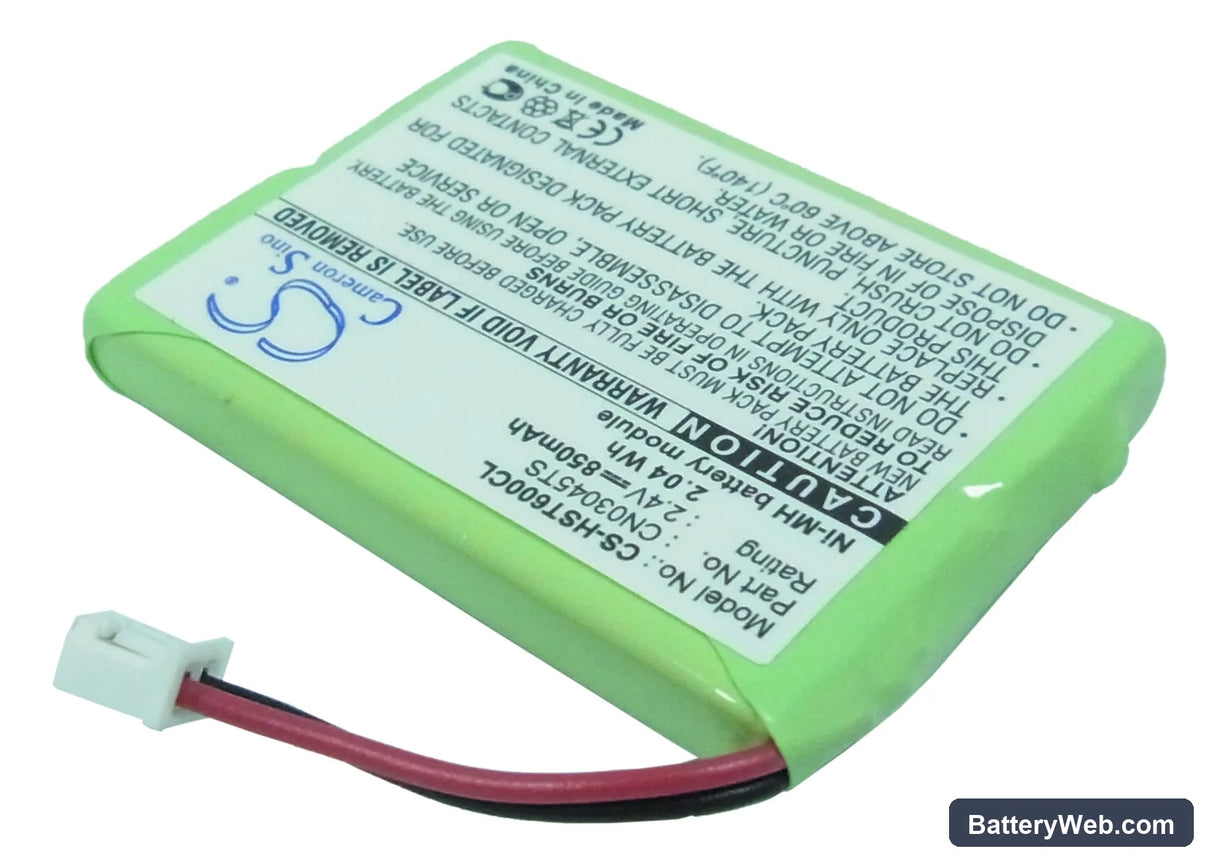 Hagenuk AIO 600 Replacement Battery, 2.4V, 850mAh, Ni-MH 2