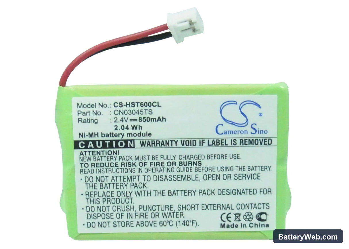 Hagenuk AIO 600 Replacement Battery, 2.4V, 850mAh, Ni-MH 5