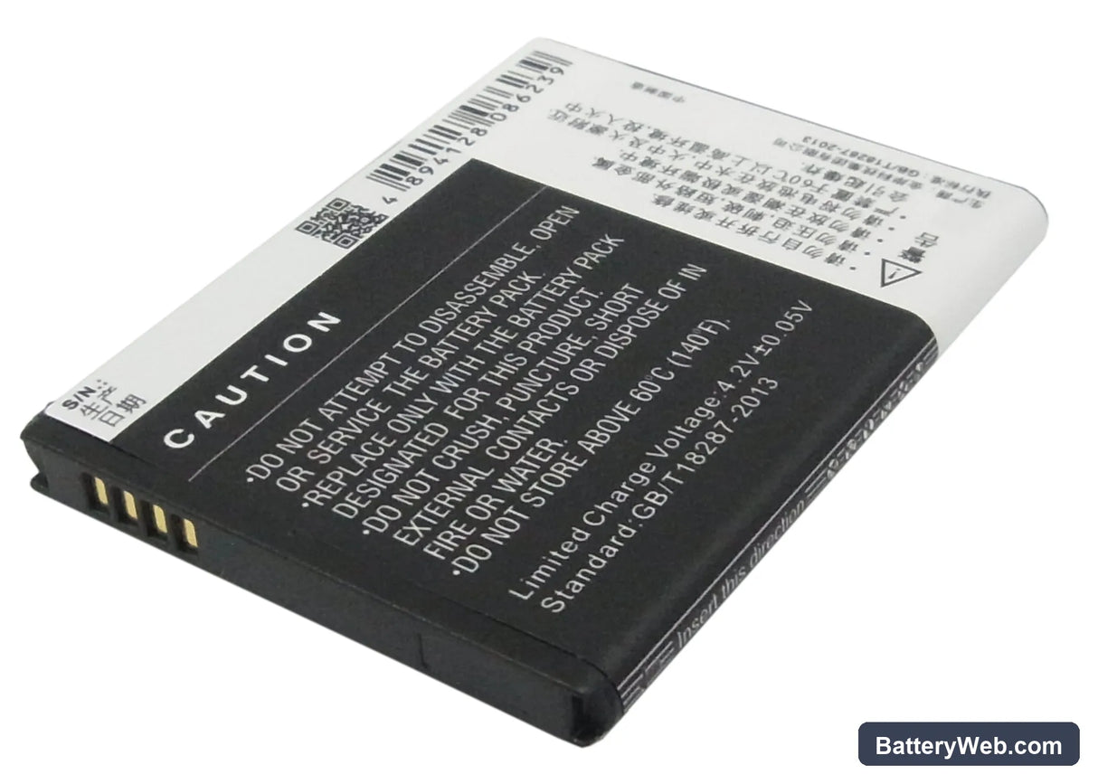Hisense U8 Replacement Battery, 3.7V, 1700mAh, Li-ion 3