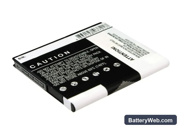 AT&T Inspire 4G Replacement Battery, 3.7V, 1250mAh, Li-ion 3