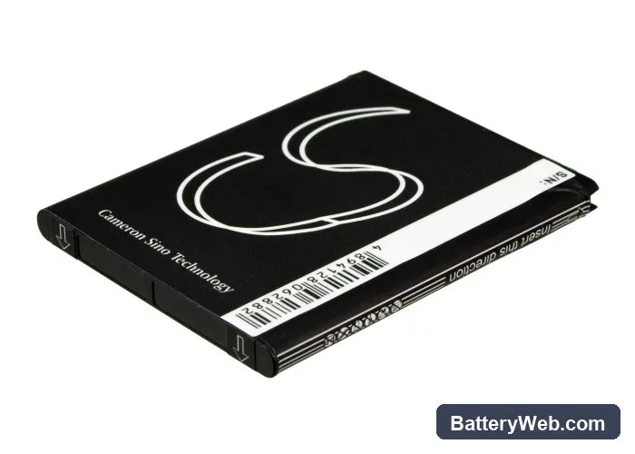 HTC Desire C Replacement Battery, 3.7V, 1100mAh, Li-ion 1