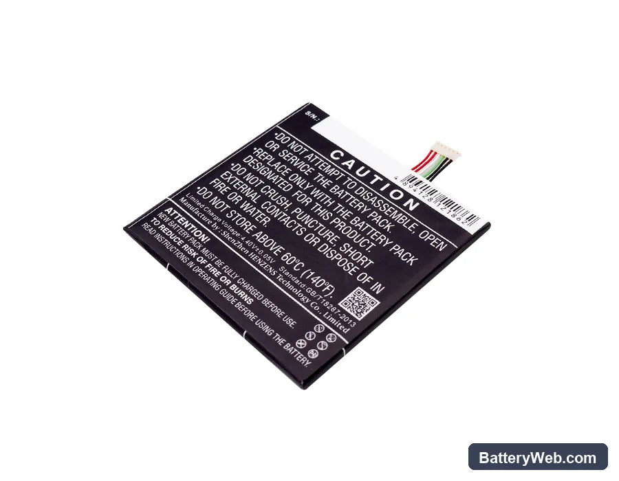 HTC One A9s Replacement Battery, 3.85V, 2300mAh, Li-Polymer 3