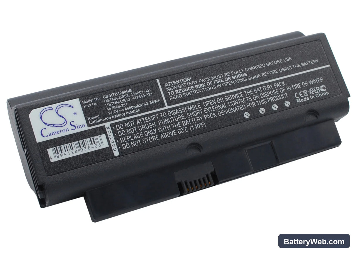 Compaq Presario B1200 Replacement Battery, 14.4V, 4400mAh, Li-ion 2