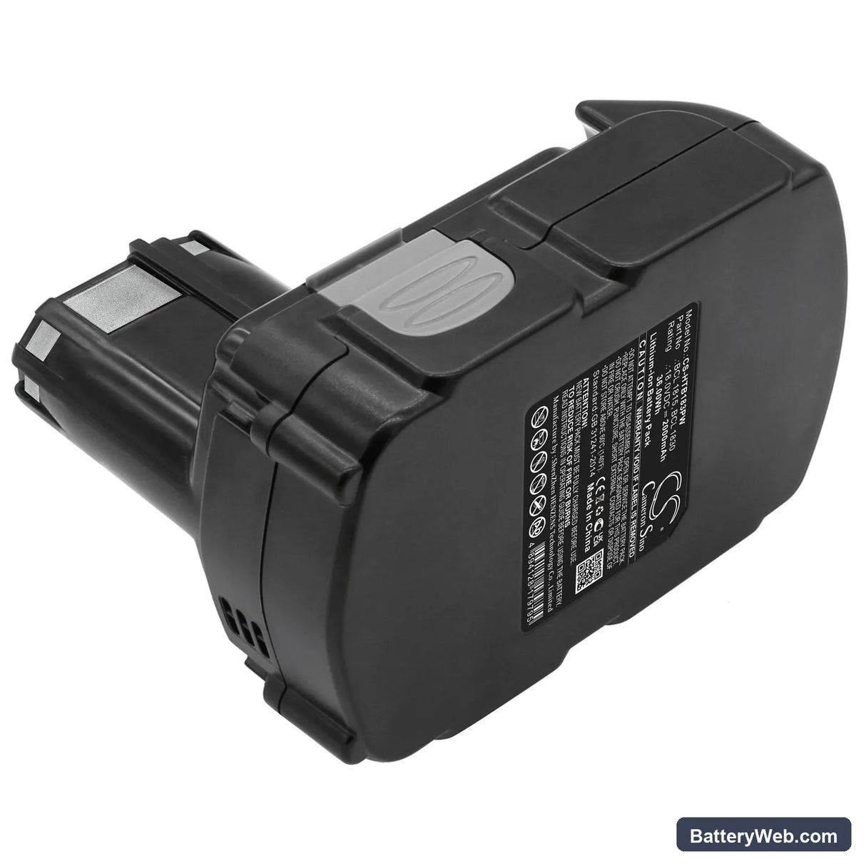 Hitachi KC 18DA Replacement Battery, 18V, 2000mAh, Li-ion 3