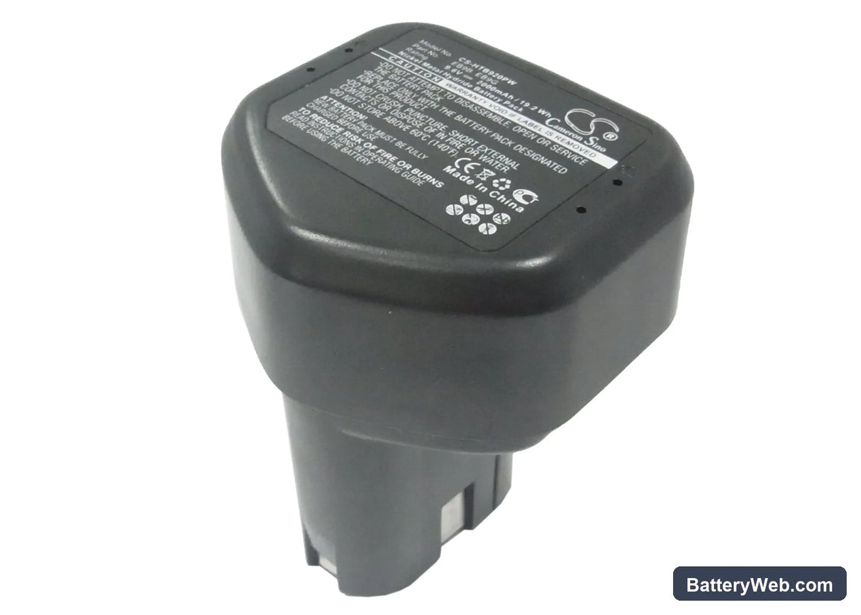 Hitachi CK 12D Replacement Battery, 9.6V, 2000mAh, Ni-MH 1