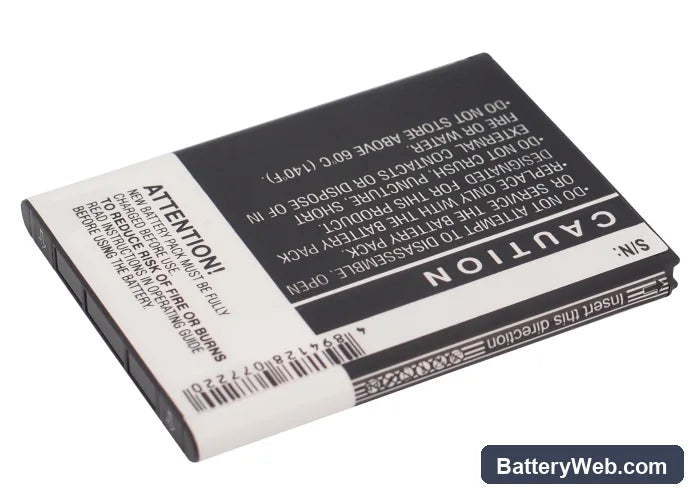HTC Desire 606w Replacement Battery, 3.8V, 1800mAh, Li-ion 3
