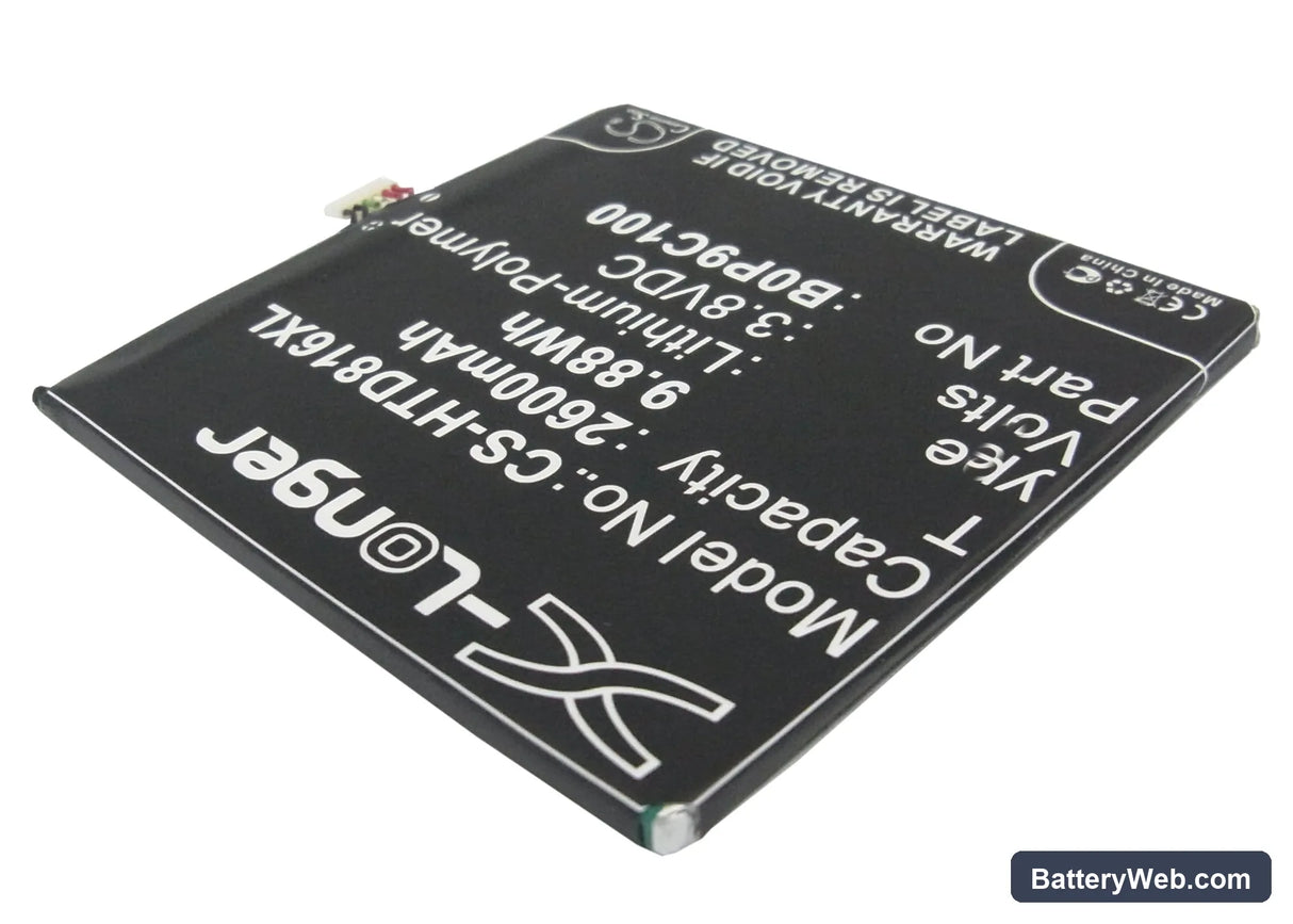 HTC A5 Replacement Battery, 3.8V, 2600mAh, Li-Polymer 2