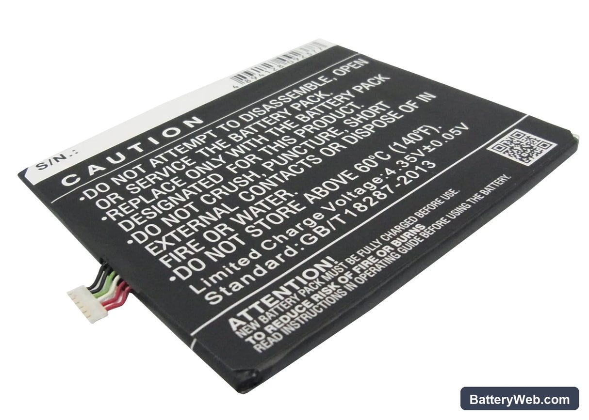 HTC A5 Replacement Battery, 3.8V, 2600mAh, Li-Polymer 4