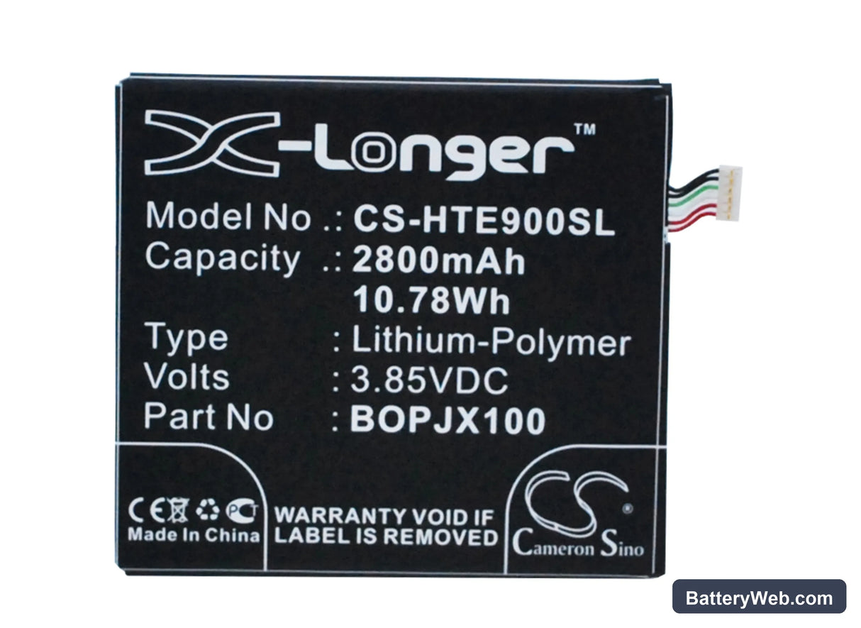 HTC One E9 Replacement Battery, 3.85V, 2800mAh, Li-Polymer 1