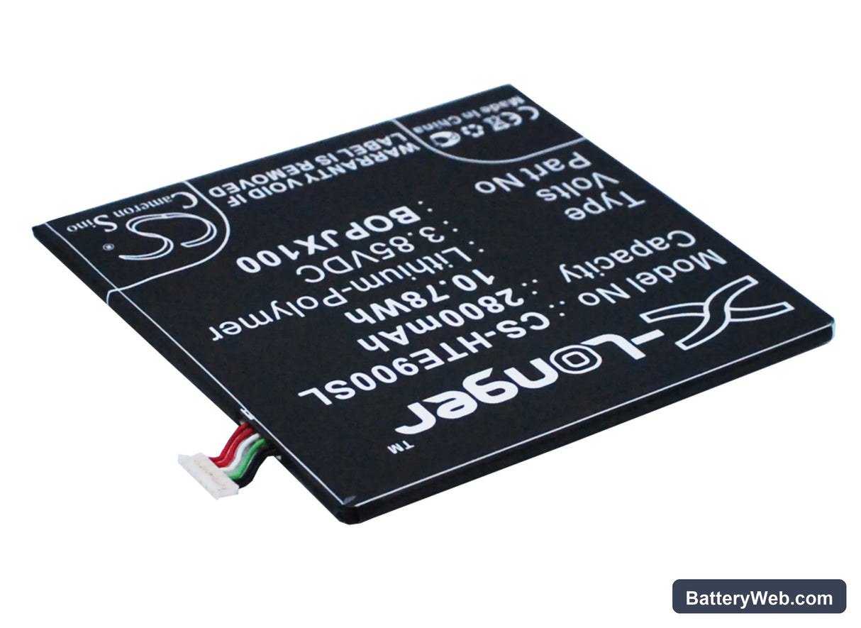 HTC One E9 Replacement Battery, 3.85V, 2800mAh, Li-Polymer 3