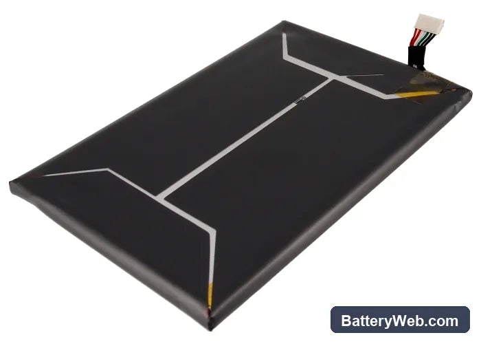 HTC Flyer Replacement Battery, 3.7V, 4000mAh, Li-Polymer 4