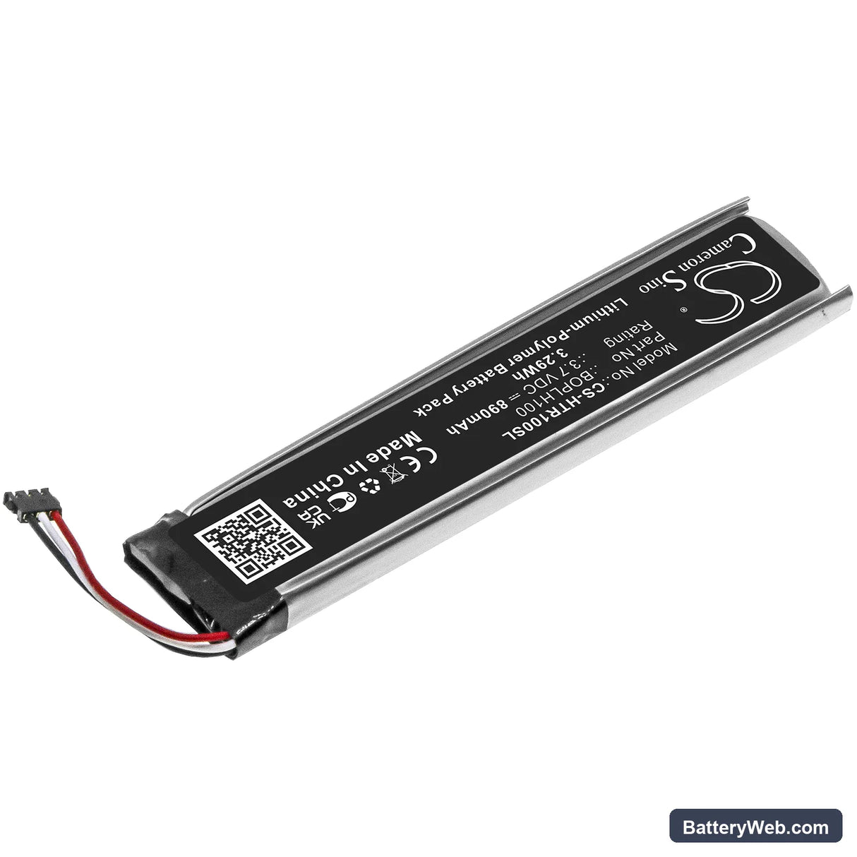 HTC Vive Controller Replacement Battery, 3.7V, 890mAh, Li-Polymer 2