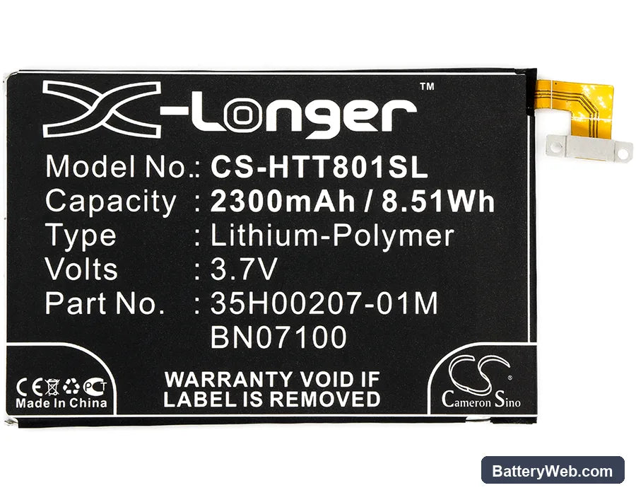 Google Play Edition Replacement Battery, 3.7V, 2300mAh, Li-Polymer 5