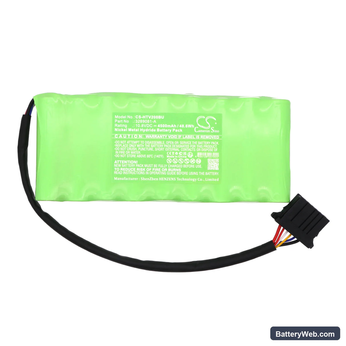 Hitachi VSP G1000 Replacement Battery, 10.8V, 4500mAh, Ni-MH 3
