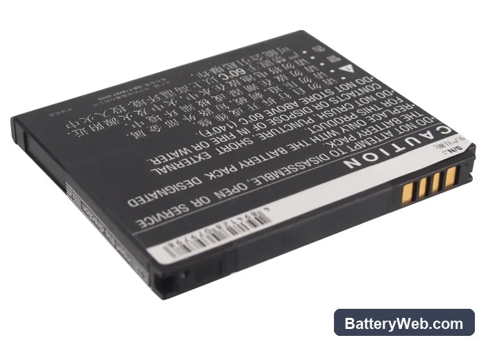 AT&T Vivid 4G Replacement Battery, 3.7V, 1600mAh, Li-ion 4