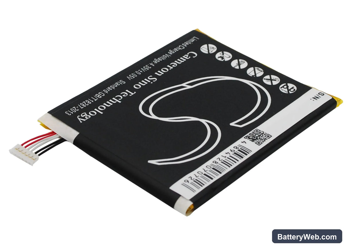 Sprint EVO 4G LTE Replacement Battery, 3.8V, 2000mAh, Li-Polymer 5
