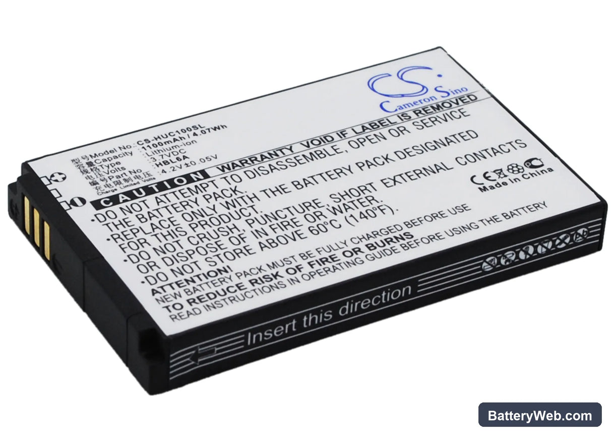 ESIA Music Box Replacement Battery, 3.7V, 1100mAh, Li-ion 2