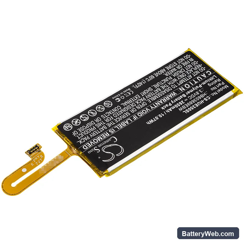 Huawei HWD35 Replacement Battery, 3.8V, 2650mAh, Li-Polymer 2