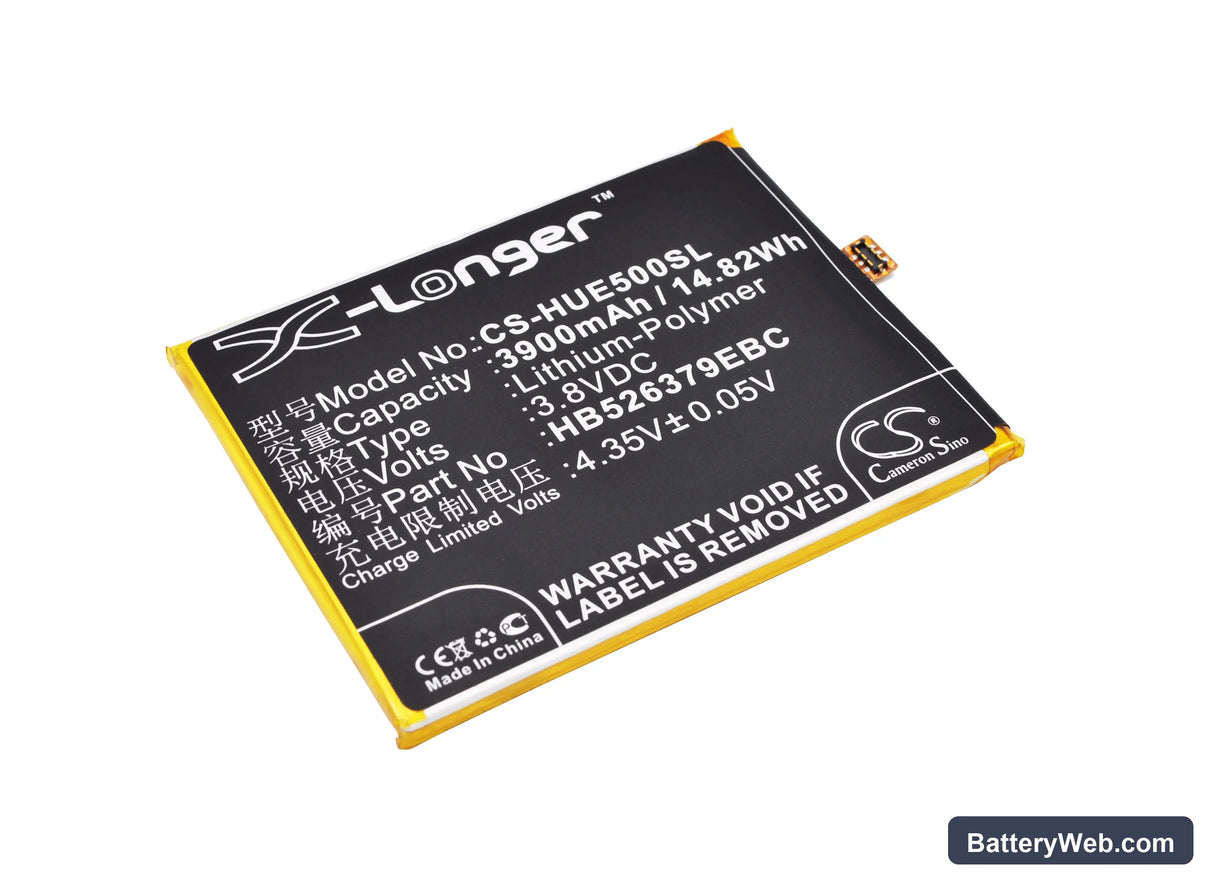 Huawei Enjoy 5 Replacement Battery, 3.8V, 3900mAh, Li-Polymer 1
