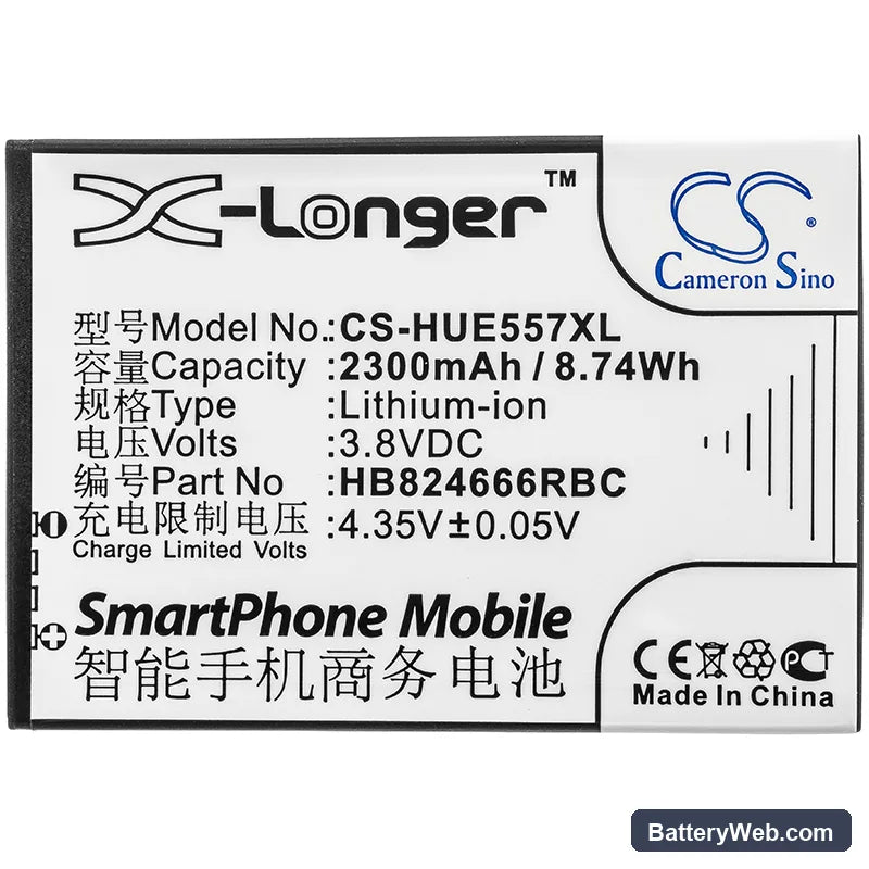 Huawei E5577s-321 Replacement Battery, 3.8V, 2300mAh, Li-ion 3