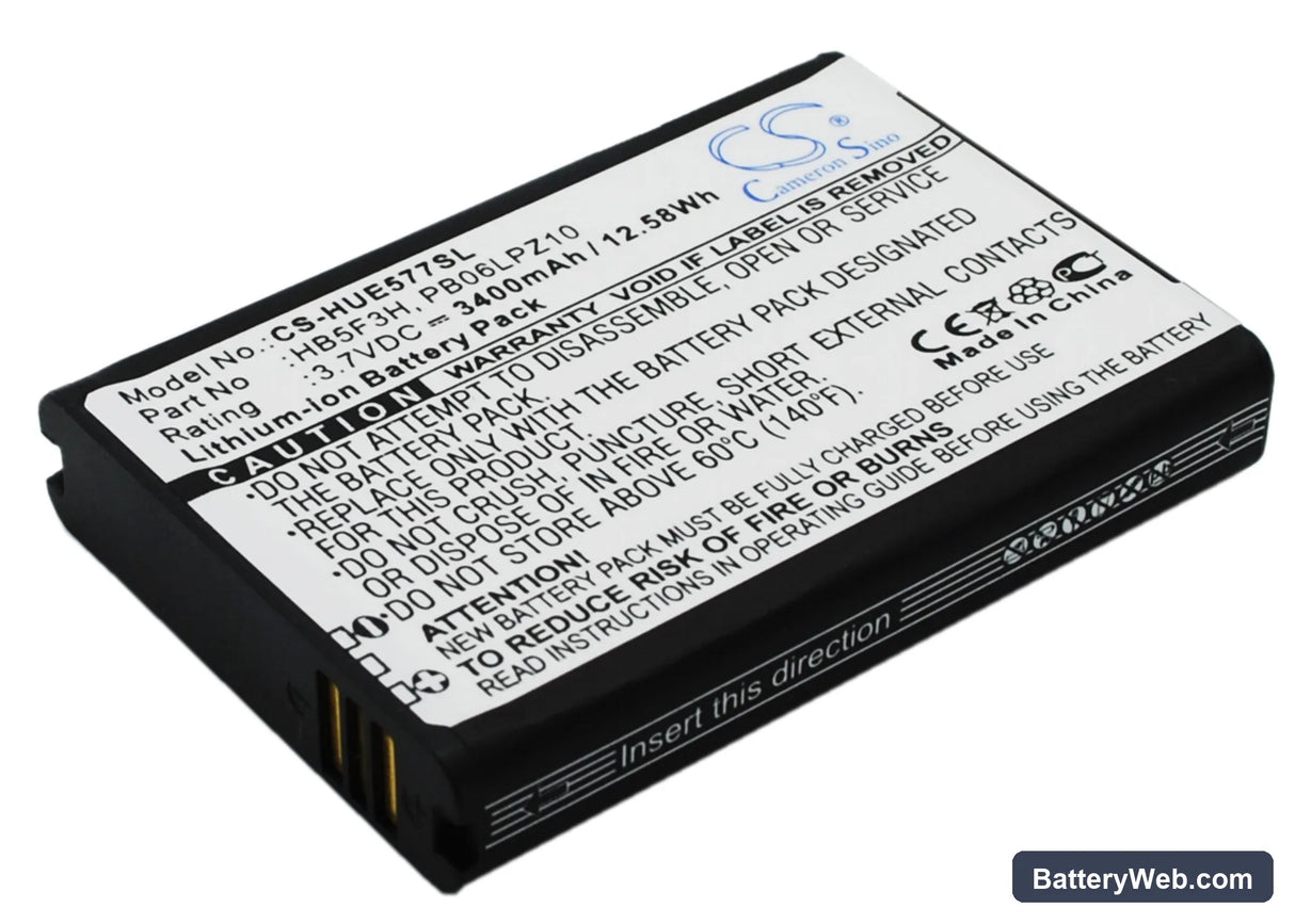 Huawei E5372T Replacement Battery, 3.7V, 3400mAh, Li-ion 2