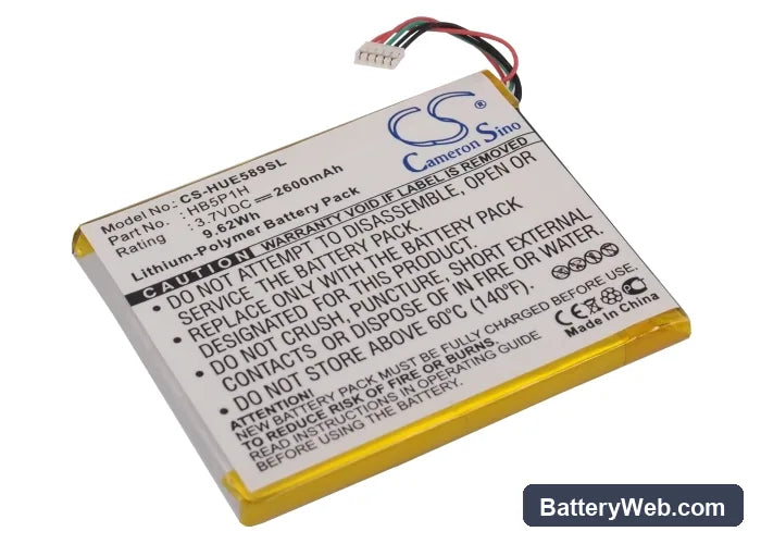 Telekom Speedbox LTE mini Replacement Battery, 3.7V, 2600mAh, Li-Polymer 1