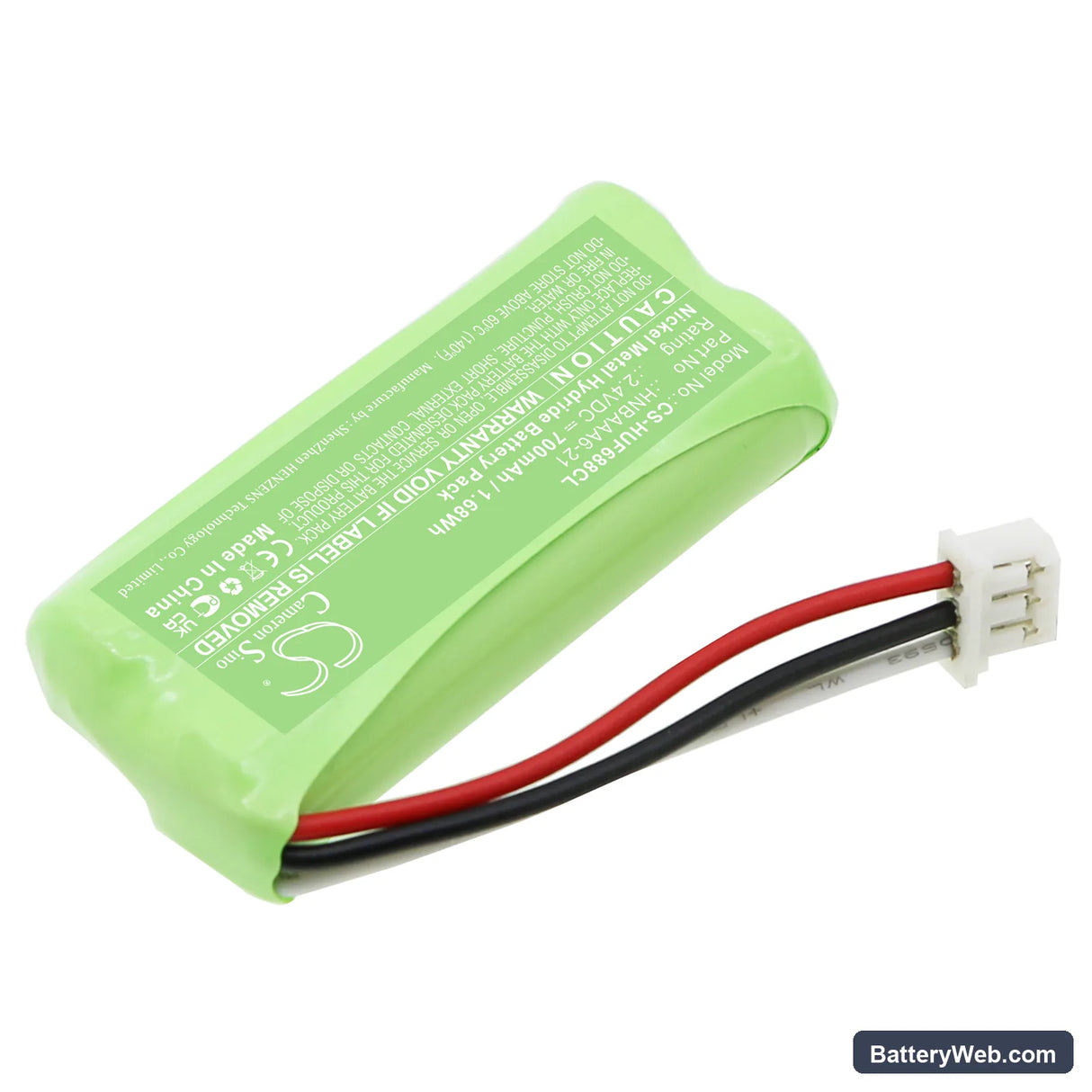 Huawei FH88 Replacement Battery, 2.4V, 700mAh, Ni-MH 2