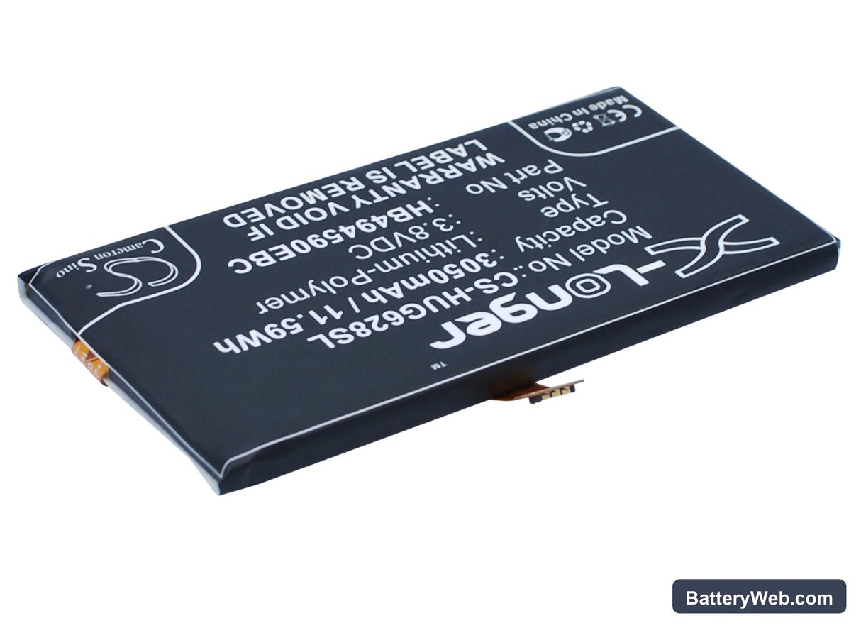 Honor 7 Replacement Battery, 3.8V, 3050mAh, Li-Polymer 3